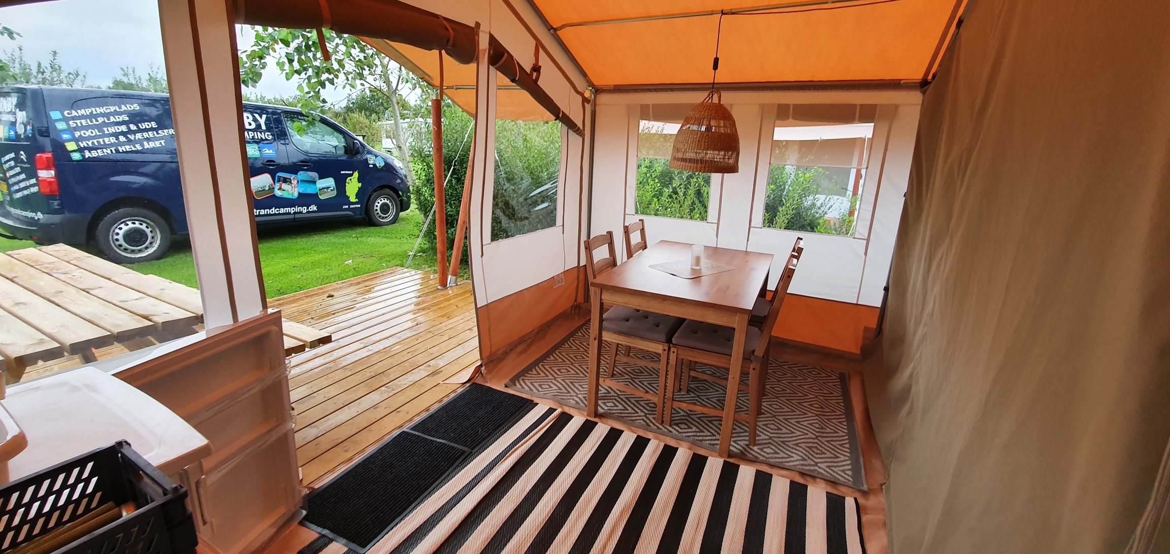 Camping på 1. klasse nordjylland safari