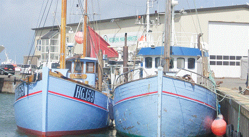 Hafen von Hirtshals schöne stadt