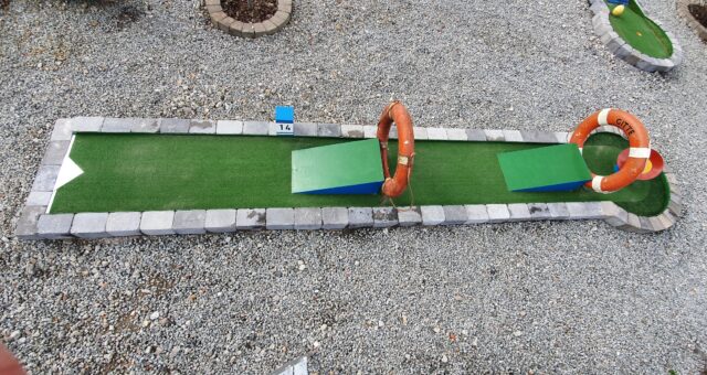 Minigolf Tornby STrand camping hav og fiskeri