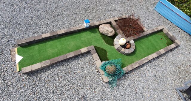 Minigolf tema hav strand fiskeri hirtshals