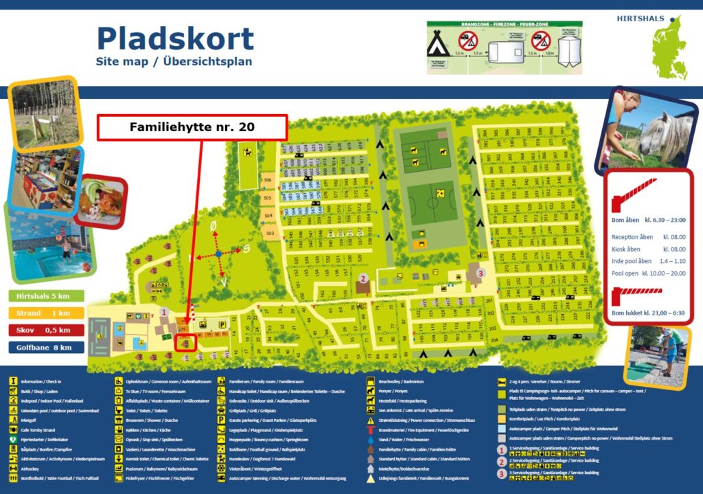 Sommerhus på campingplads hirtshals vestkysten tornby strand camping