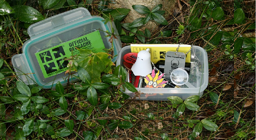 Aktiv ferie med familien geocathing i naturen