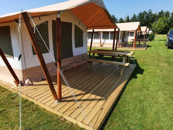 glampingtelte på campingplads hirtshals, løkken, skagen