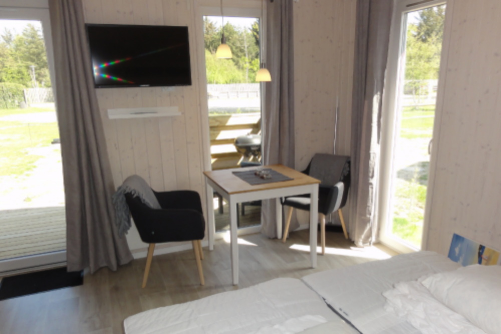 Dobbeltværelse på hotel eller campinghytte frihed til at vælge