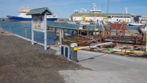 Slæbested til både i Hirtshals, Tornby strand camping